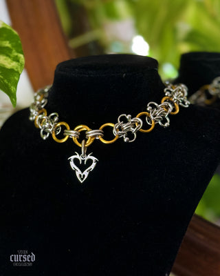 CYFMH Choker - Collier ras de cou acier inoxydable metalcore Bring Me The Horizon