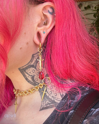 Bloody Daggers Earrings