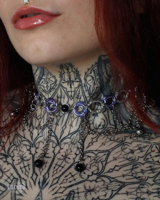 Lumière Choker - Améthyste vers.