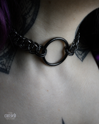 BLACK : O Ring Choker [PRE ORDER 2-3 MONTHS]