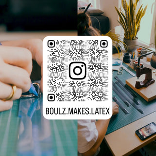 LATEX X CHAINS CHOKER (collab Boul Z x TCC)