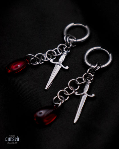 Bloody Daggers Earrings