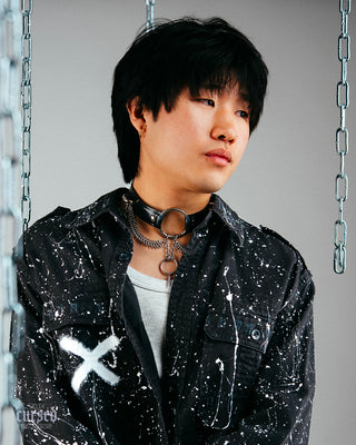 LATEX X CHAINS CHOKER (collab Boul Z x TCC)